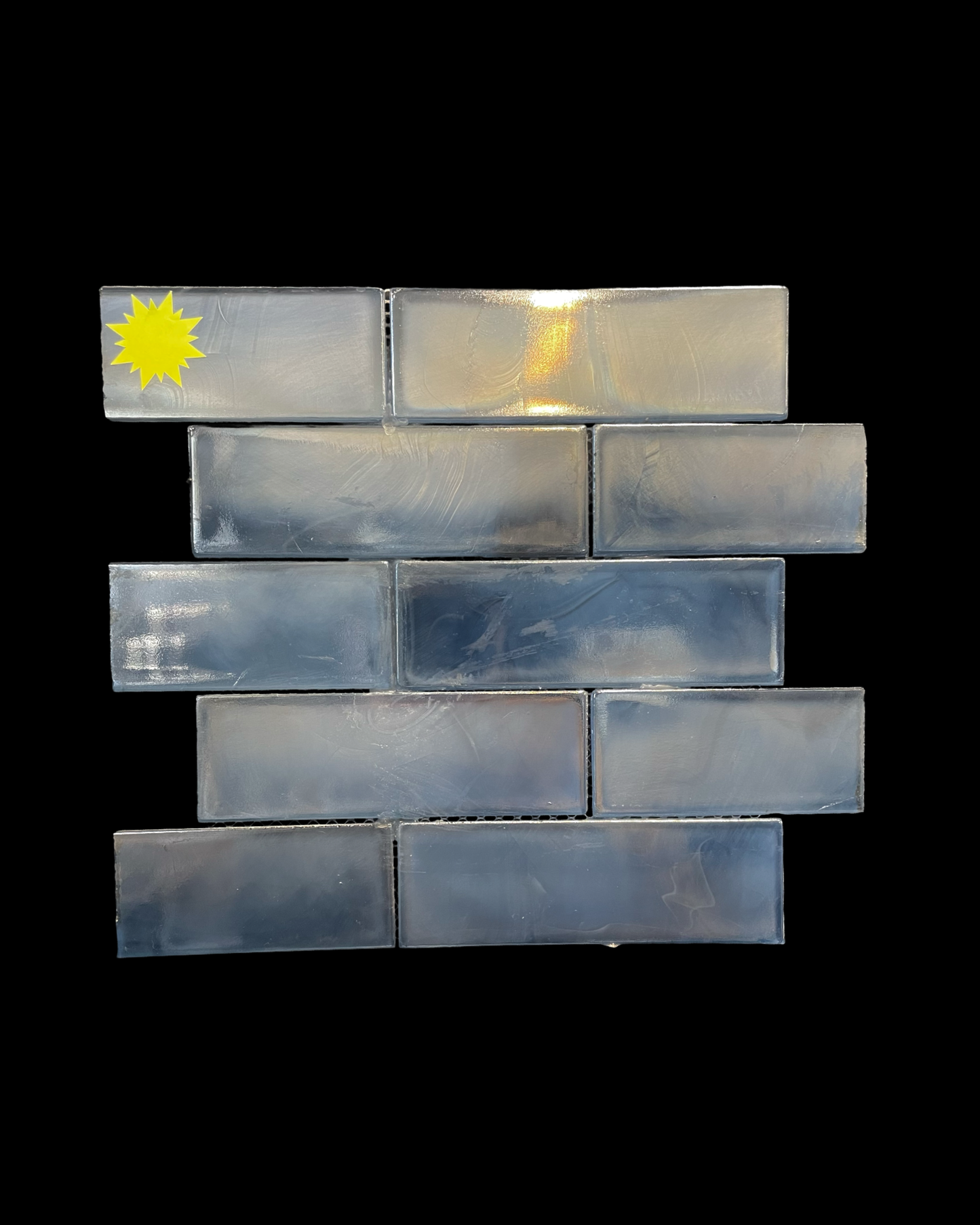 MSI Blue Shimmer Subway Tile 12" X 12"