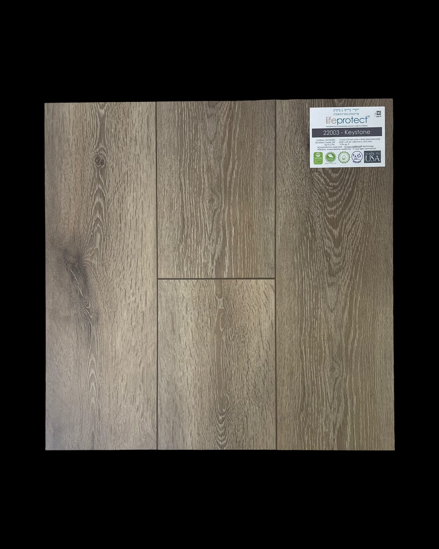 DFS Stock Life Protect Wood Core Flooring 8" X 48"