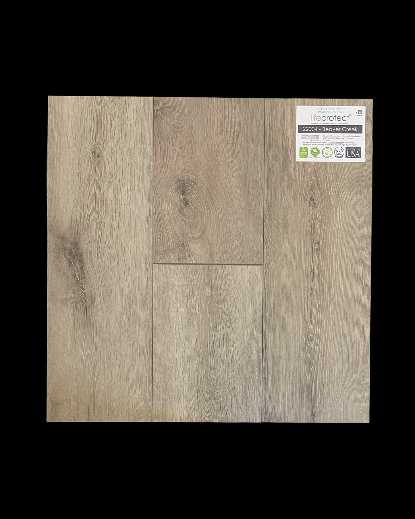 DFS Stock Life Protect Wood Core Flooring 8" X 48"