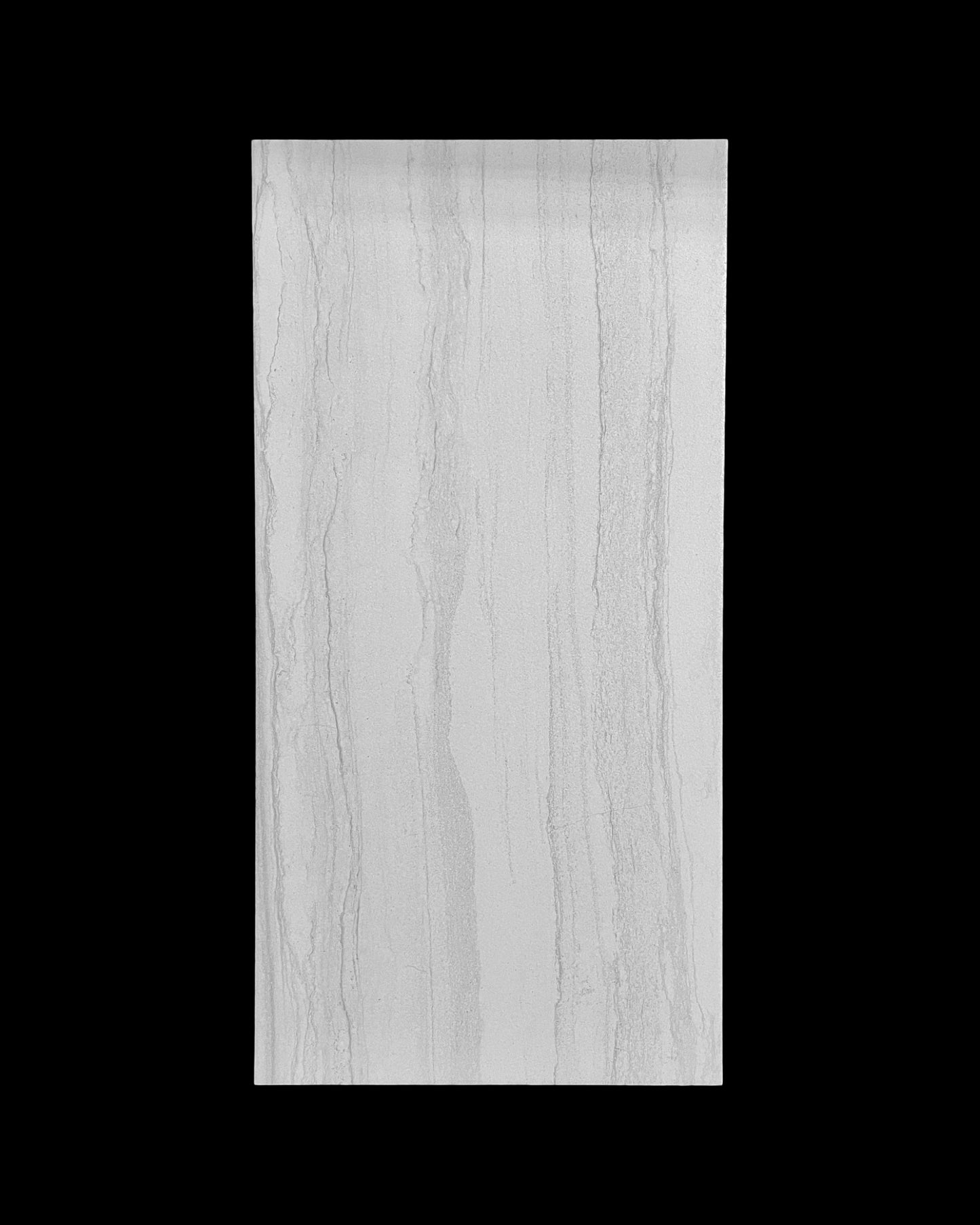 Argenta Silver White Glazed Porcelain 12" X 24"